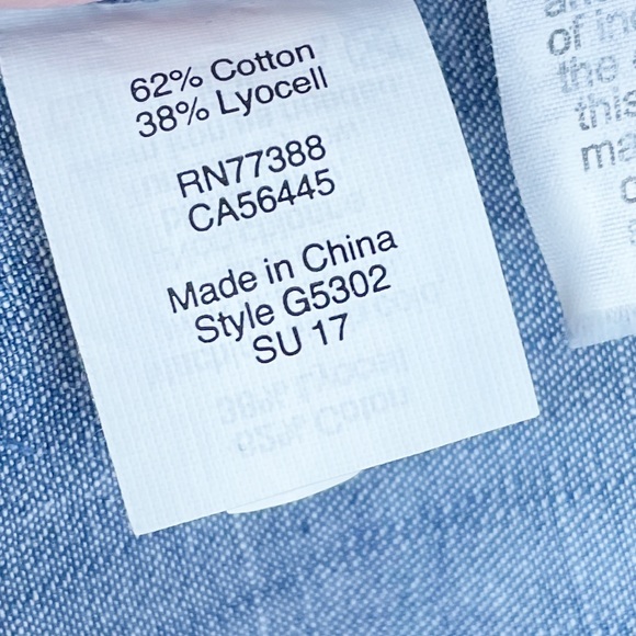 Madewell Blue Denim Drop Hem Mini Shirt Dress in Abbot Wash G5302 Size XXS - Picture 12 of 12